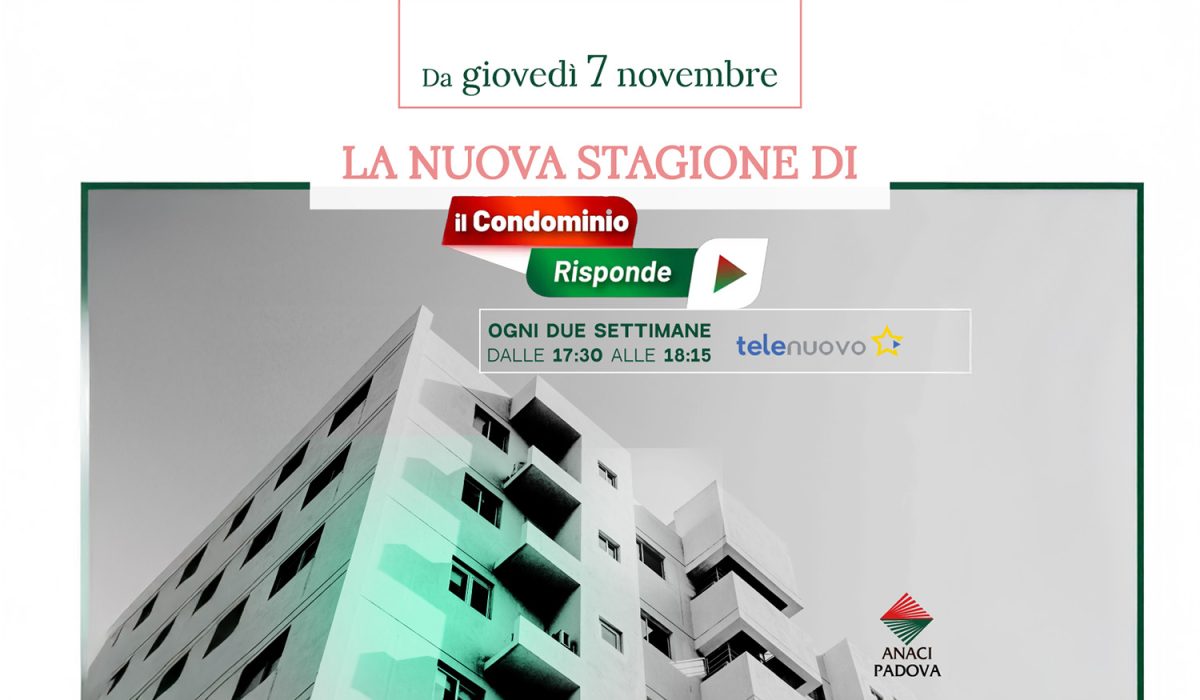 Nuova Stagione di "Il Condominio Risponde" su Telenuovo